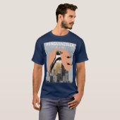 T-shirt Penguinzilla Penguin Bird  Funny Gift (Devant entier)