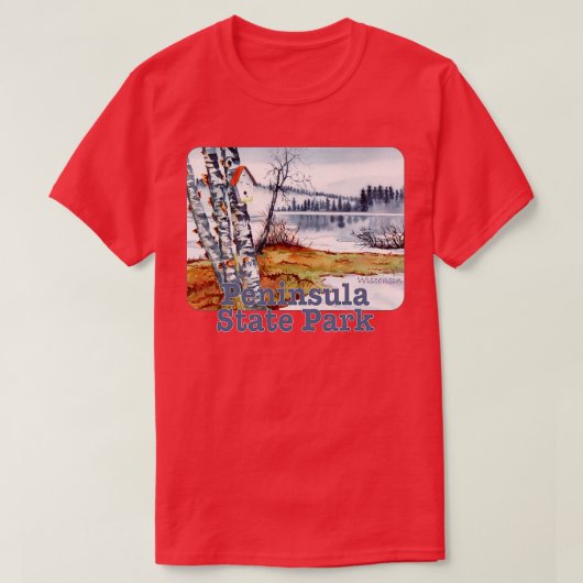 T-shirt Peninsula State Park Wisconsin (Design devant)