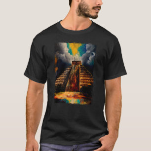 T-shirt Péninsule vintage du Yucatan - Chichen Itza, Mexiq