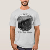 T-shirt Pennsylvania Wilds Souvenir Kinzua Skywalk LT (Devant)