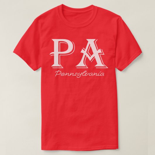 T-shirt Pennsylvanie (Design devant)