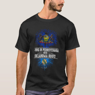T-shirt Pennsylvanie Accueil Oklahoma Roots State Tree dra