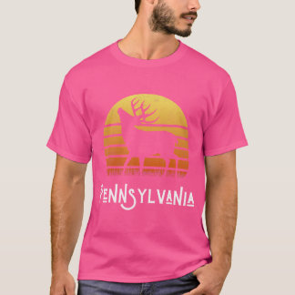T-shirt Pennsylvanie Big Whitetail Buck Deer Hunte