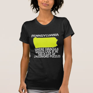 T-shirt Pennsylvanie - Où Dracula habiterait s'il...