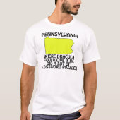 T-shirt Pennsylvanie - Où Dracula vivrait... (Devant)