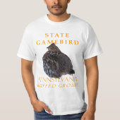 T-shirt Pennsylvanie Territoire Jeu Oiseau rouillé Groupem (Devant)