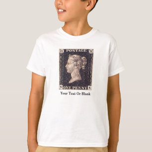 T-shirt Penny Black Postage Timbre