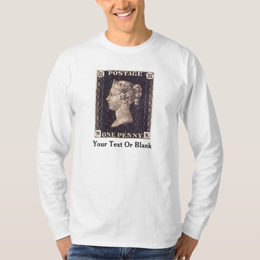 T-shirt Penny Black Postage Timbre (Devant)