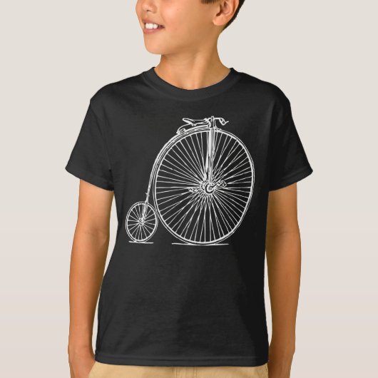T-shirt Penny Farthing - Blanc (Devant)