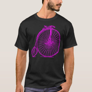 T-shirt Penny Farthing - Magenta