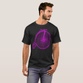 T-shirt Penny Farthing - Magenta (Devant entier)