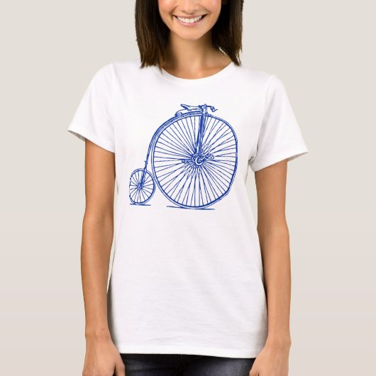 T-shirt Penny Farthing - Marine (Devant)