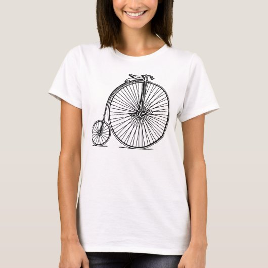 T-shirt Penny Farthing - Noir (Devant)