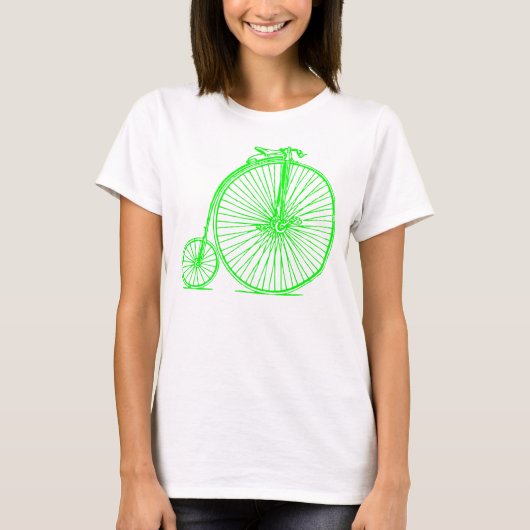 T-shirt Penny Farthing - Vert (Devant)