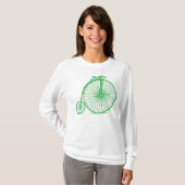T-shirt Penny Farthing - Vert d'herbe (Devant entier)
