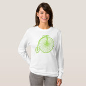 T-shirt Penny Farthing - Vert Martien (Devant entier)