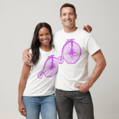 T-shirt Penny Farthing - Violet (Unisexe)