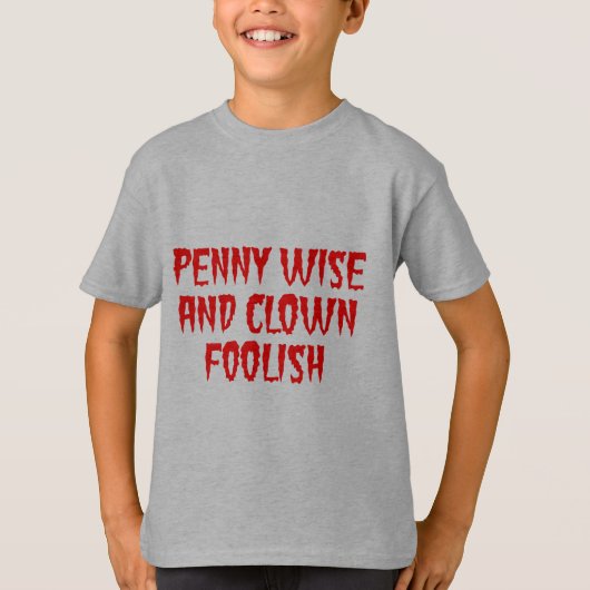 T-shirt Penny Wise et Clown Foolish (Devant)