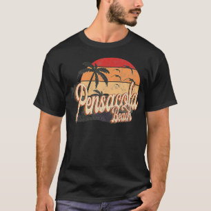 T-shirt Pensacola Beach Florida US Beach Summer Sun Vintag