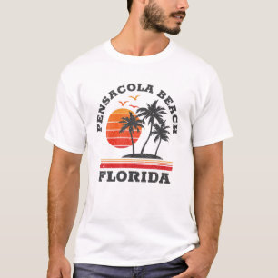 T-shirt Pensacola Beach Floride Retro Souvenir cadeau