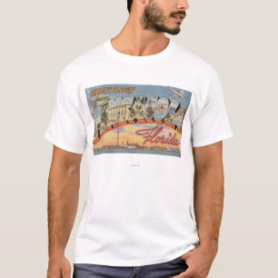 T-shirt Pensacola, la Floride - grandes scènes 2 de lettr