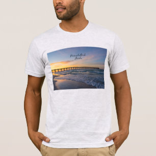 T-shirt Pensacola Pier Shoreline Sunrise