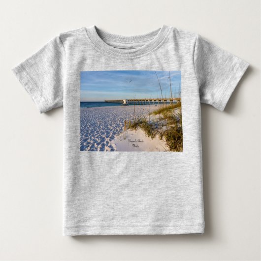 T-shirt Pensacola Sand Dunes Pier Morning Toddler (Devant)