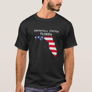 T-shirt Pensacola Station Floride USA State America Travel