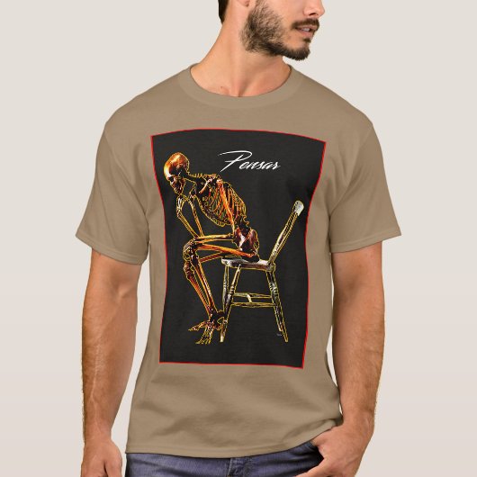 T-shirt Pensar : La déclaration réfléchie Tee