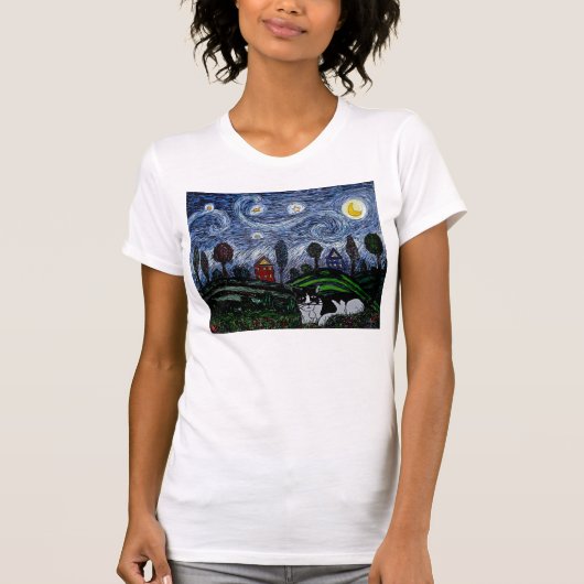 T-shirt Pensée aux étoiles (Devant)