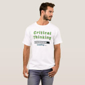 T-shirt Pensée critique (Devant entier)