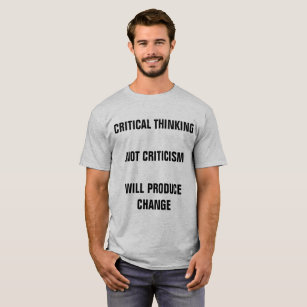 T-shirt Pensée critique