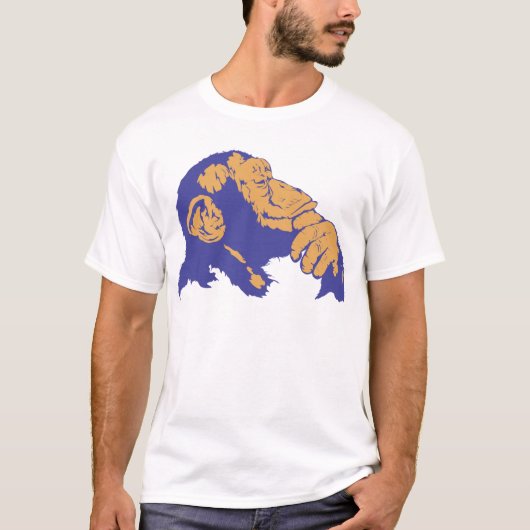 T-shirt Pensée de chimpanzé (Devant)