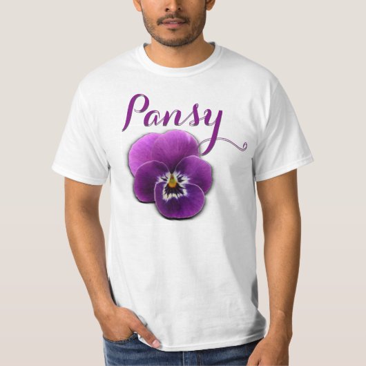T-shirt Pensée pourpre (Devant)