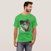 T-shirt Pensées de grenouille drôles (Devant entier)