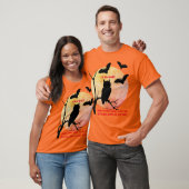 T-shirt Pensées Éffrayantes d'Halloween - Chouette de lune (Unisexe)