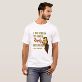 T-shirt Pensées sanglantes de vampire (Devant entier)