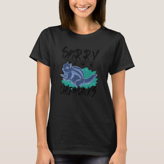 T-shirt Penser à Chipmunks Cute Squirrel Forest Anim (Devant)