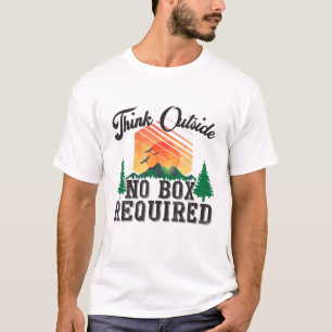 T-shirt Penser À L'Extérieur Pas De Boîte Requise - Randon