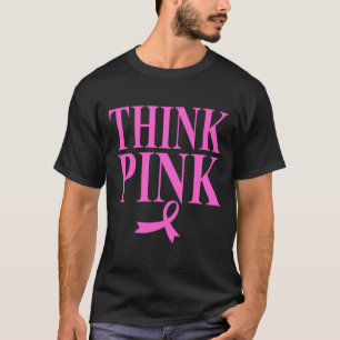 T-shirt Penser Pink Breast Cancer Sensibilisation Design H
