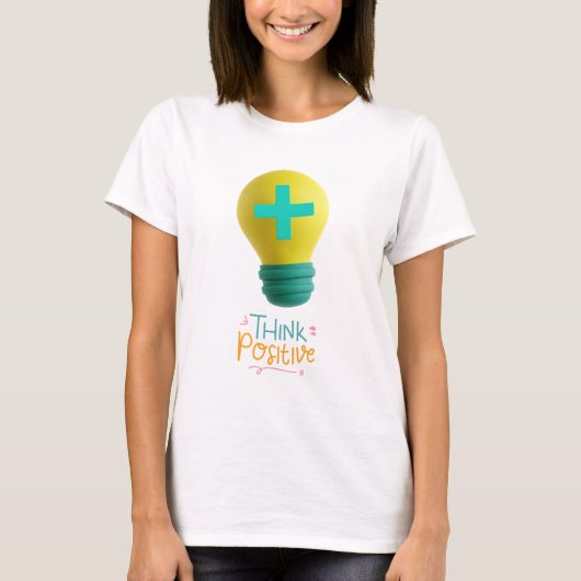 T-shirt Penser positif (Devant)