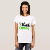 T-shirt penser vert (Devant entier)
