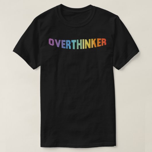 T-shirt penseur coloré (Design devant)