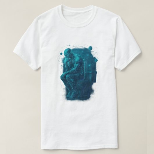 T-shirt Penseur de notre époque (Design devant)