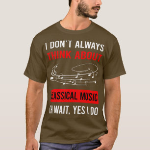 T-shirt Pensez à la musique classique