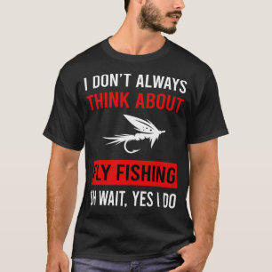 T-shirt Pensez à la pêche à la mouche