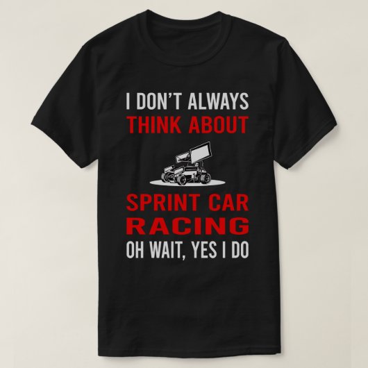 T-shirt Pensez à Sprint s Racing (Design devant)