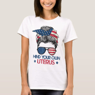 T-shirt Pensez à votre propre Uterus Pro Choice Feminist W
