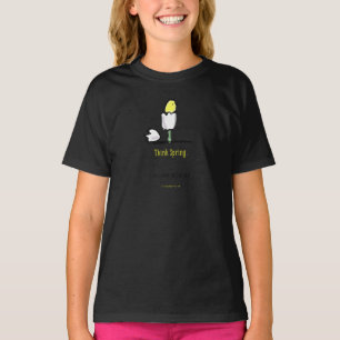 T-shirt Pensez au printemps