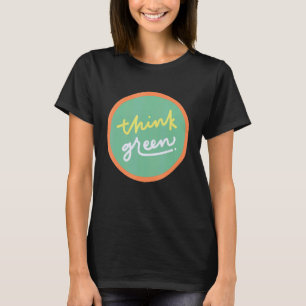 T-shirt Pensez aux hippies activistes écologistes les anné